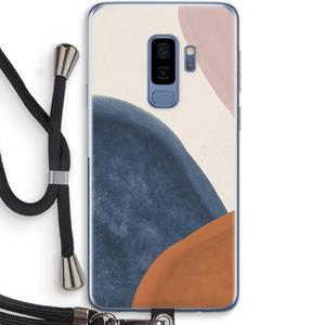 CaseCompany Geo #1: Samsung Galaxy S9 Plus Transparant Hoesje met koord