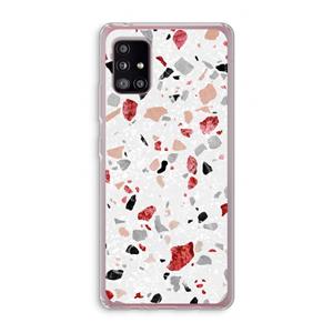 CaseCompany Terrazzo N°12: Samsung Galaxy A51 5G Transparant Hoesje