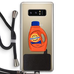 CaseCompany Ultra Sensitive: Samsung Galaxy Note 8 Transparant Hoesje met koord