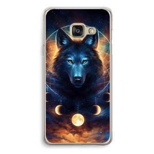 CaseCompany Wolf Dreamcatcher: Samsung Galaxy A3 (2016) Transparant Hoesje