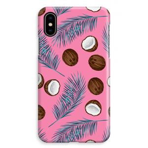 CaseCompany Kokosnoot roze: iPhone XS Max Volledig Geprint Hoesje