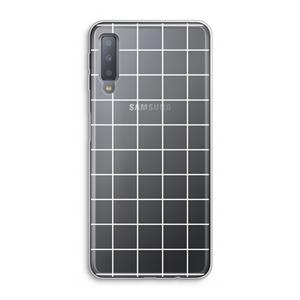 CaseCompany Rooster 2: Samsung Galaxy A7 (2018) Transparant Hoesje