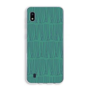 CaseCompany Swirls: Samsung Galaxy A10 Transparant Hoesje