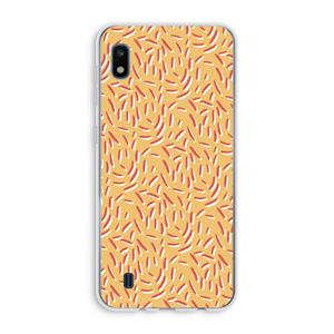 CaseCompany Camouflage: Samsung Galaxy A10 Transparant Hoesje