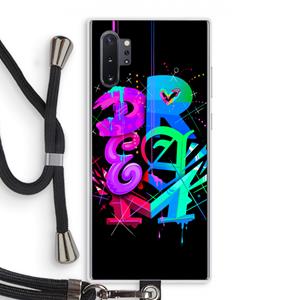 CaseCompany Dream: Samsung Galaxy Note 10 Plus Transparant Hoesje met koord