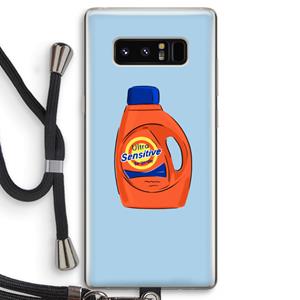 CaseCompany Ultra Sensitive: Samsung Galaxy Note 8 Transparant Hoesje met koord