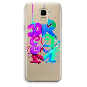 CaseCompany Dream: Samsung Galaxy J6 (2018) Transparant Hoesje