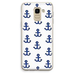 CaseCompany Ankers: Samsung Galaxy J6 (2018) Transparant Hoesje