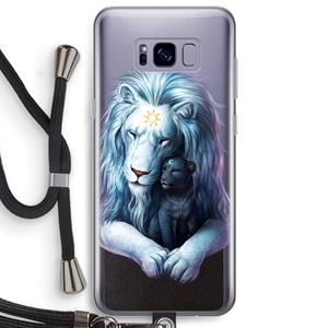 CaseCompany Child Of Light: Samsung Galaxy S8 Plus Transparant Hoesje met koord