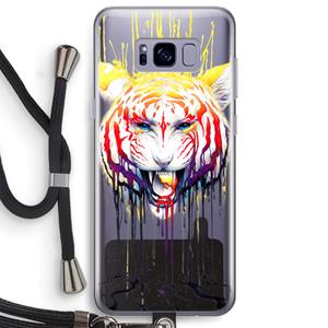 CaseCompany Fading: Samsung Galaxy S8 Plus Transparant Hoesje met koord