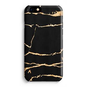 CaseCompany Gouden marmer: Volledig Geprint iPhone 7 Plus Hoesje
