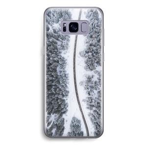 CaseCompany Snøfall: Samsung Galaxy S8 Transparant Hoesje