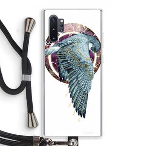 CaseCompany Golden Falcon: Samsung Galaxy Note 10 Plus Transparant Hoesje met koord