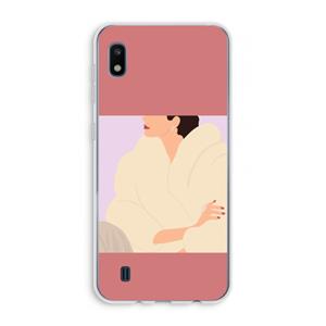 CaseCompany Cosy: Samsung Galaxy A10 Transparant Hoesje
