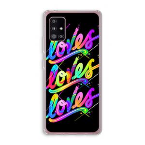 CaseCompany Loves: Samsung Galaxy A51 5G Transparant Hoesje