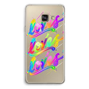 CaseCompany Loves: Samsung Galaxy A3 (2016) Transparant Hoesje