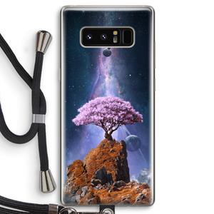 CaseCompany Ambition: Samsung Galaxy Note 8 Transparant Hoesje met koord