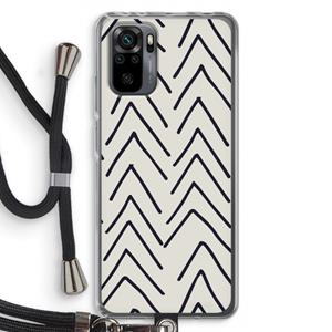 CaseCompany Marrakech Arrows: Xiaomi Redmi Note 10 Pro Transparant Hoesje met koord