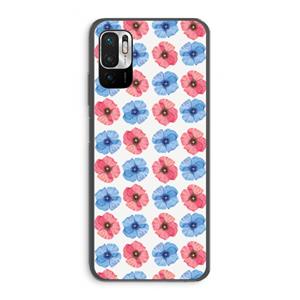 CaseCompany Klaproosjes: Xiaomi Redmi Note 10 5G Transparant Hoesje