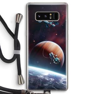 CaseCompany Examiner: Samsung Galaxy Note 8 Transparant Hoesje met koord
