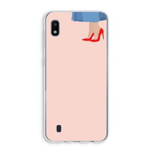 CaseCompany High heels: Samsung Galaxy A10 Transparant Hoesje