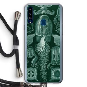 CaseCompany Haeckel Cubomedusae: Samsung Galaxy A20s Transparant Hoesje met koord