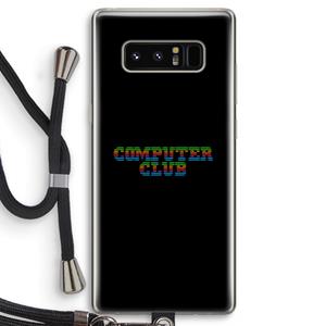 CaseCompany Retro: Samsung Galaxy Note 8 Transparant Hoesje met koord