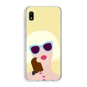 CaseCompany Ice cream: Samsung Galaxy A10 Transparant Hoesje