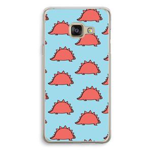 CaseCompany Dinosawrr: Samsung Galaxy A3 (2016) Transparant Hoesje
