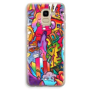 CaseCompany Dreams: Samsung Galaxy J6 (2018) Transparant Hoesje