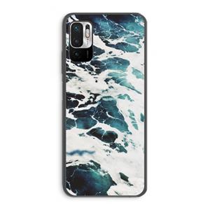 CaseCompany Golven: Xiaomi Redmi Note 10 5G Transparant Hoesje