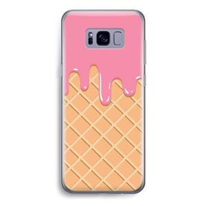 CaseCompany Ice cream: Samsung Galaxy S8 Transparant Hoesje