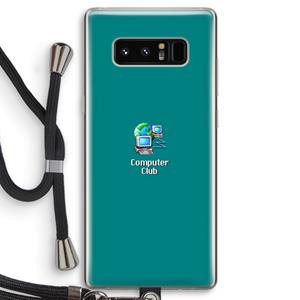 CaseCompany Win98: Samsung Galaxy Note 8 Transparant Hoesje met koord