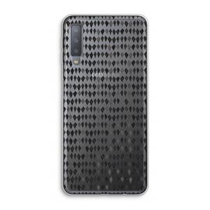 CaseCompany Crazy shapes: Samsung Galaxy A7 (2018) Transparant Hoesje