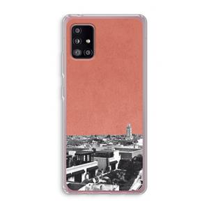 CaseCompany Marrakech Skyline : Samsung Galaxy A51 5G Transparant Hoesje