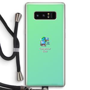 CaseCompany Win98: Samsung Galaxy Note 8 Transparant Hoesje met koord