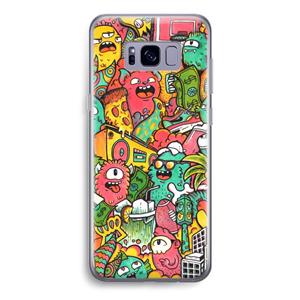 CaseCompany Vexx City: Samsung Galaxy S8 Transparant Hoesje