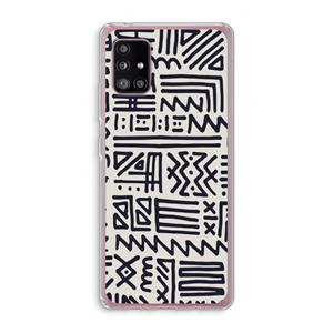 CaseCompany Marrakech print: Samsung Galaxy A51 5G Transparant Hoesje