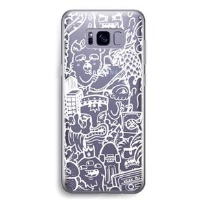 CaseCompany Vexx Mixtape #2: Samsung Galaxy S8 Transparant Hoesje