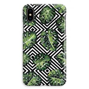 CaseCompany Geometrische jungle: iPhone XS Max Volledig Geprint Hoesje