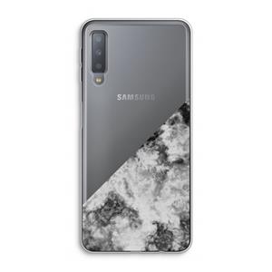CaseCompany Onweer: Samsung Galaxy A7 (2018) Transparant Hoesje