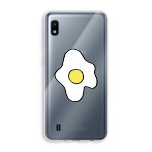 CaseCompany Spiegelei: Samsung Galaxy A10 Transparant Hoesje