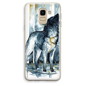 CaseCompany Bleeding Soul: Samsung Galaxy J6 (2018) Transparant Hoesje