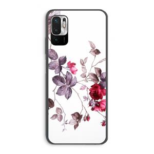 CaseCompany Mooie bloemen: Xiaomi Redmi Note 10 5G Transparant Hoesje