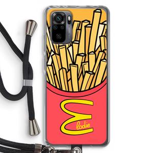 CaseCompany McElodie: Xiaomi Redmi Note 10 Pro Transparant Hoesje met koord