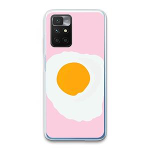 CaseCompany Sunny side up: Xiaomi Redmi 10 Transparant Hoesje