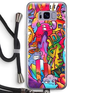 CaseCompany Dreams: Samsung Galaxy S8 Plus Transparant Hoesje met koord