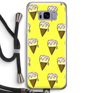CaseCompany Isjes: Samsung Galaxy S8 Plus Transparant Hoesje met koord