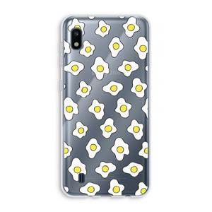 CaseCompany Spiegeleitjes: Samsung Galaxy A10 Transparant Hoesje