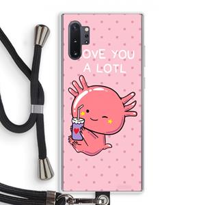 CaseCompany Love You A Lotl: Samsung Galaxy Note 10 Plus Transparant Hoesje met koord